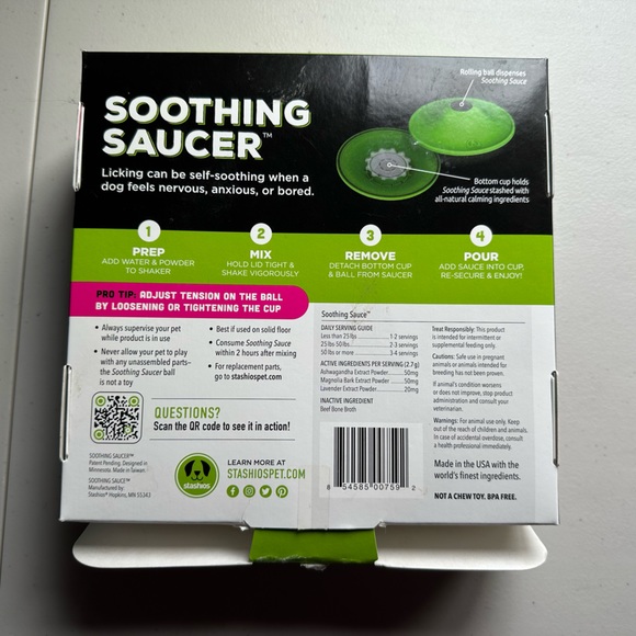 Stashios Dog Soothing Saucer - Picture 2 of 3